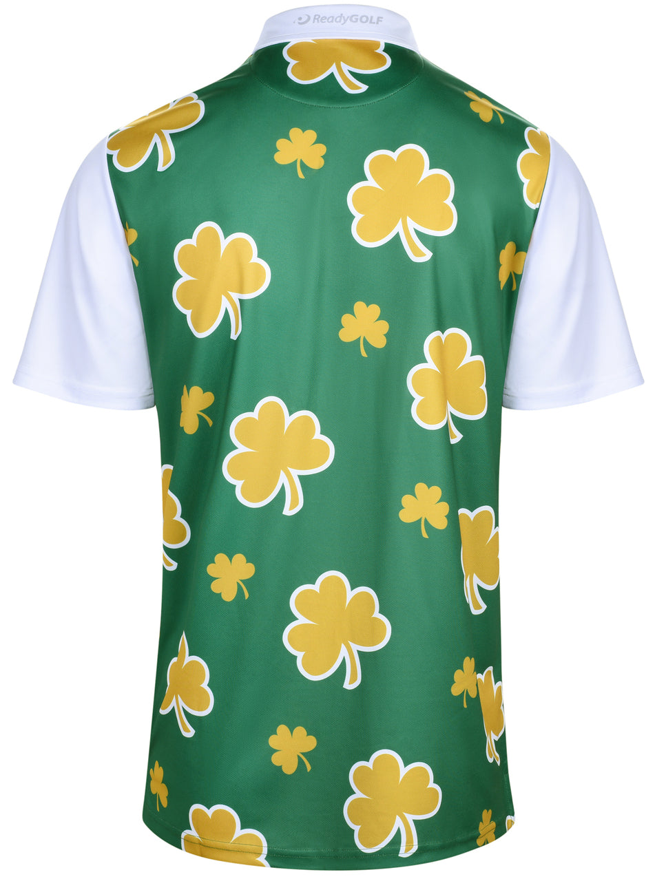 Lucky Mens Golf Polo Shirt by ReadyGOLF